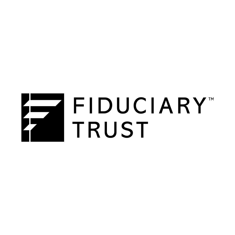 Fiduciary trust logo: a black square with white diagonal lines next to the text “FIDUCIARY TRUST.”